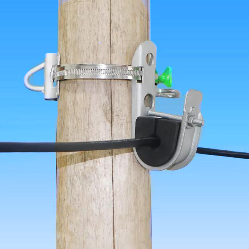 Tension Clamp FTTH Cable Fish Anchoring Suspension Drop Wire Clamp